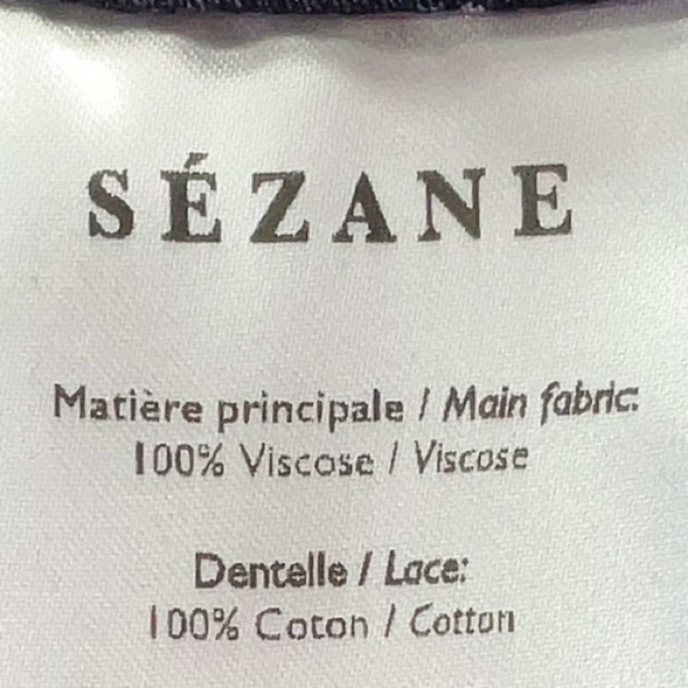 Sézane x SEA NY Chlo Shirt in Navy Floral Pattern FR 40 / US 8 - Picture 14 of 16